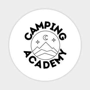 Camping Academy Perfect Gift for Nature Lovers Hiking Mountains Woods Travel Outdoors Magnet